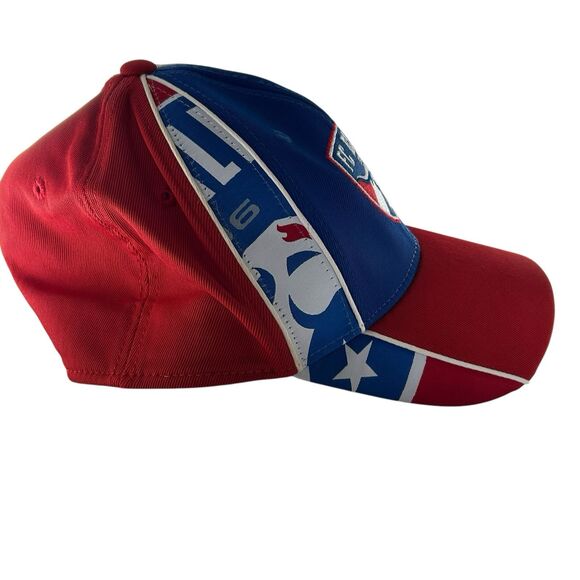 FC Dallas 96 MLS Adidas Small/Medium Adult Fitmax 70 Hat Cap Blue/Red/White - Picture 9 of 13